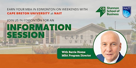 CBU Hybrid MBA on Weekends at NAIT in Edmonton primary image