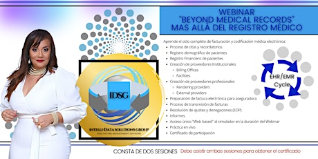 Hauptbild für Webinar o Presencial Beyond Medical Records - Registro Médico Electrónico 2