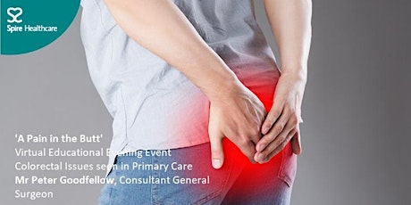 'A Pain in the Butt' - Mr Peter Goodfellow - VIRTUAL EVENT primary image
