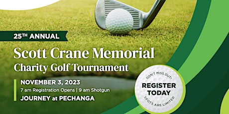 Primaire afbeelding van Southwest Healthcare Rancho Springs Hospital — 25th Annual Golf Tournament