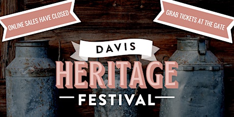 Davis Heritage Festival 2023 primary image