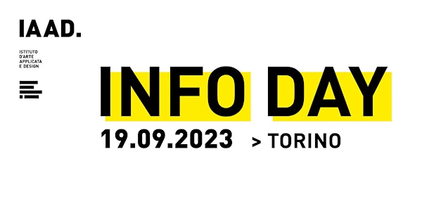 Info Day Live @ IAAD. Torino - 19 Settembre