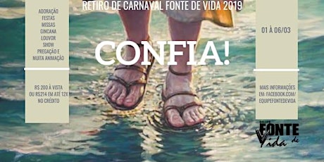 Imagem principal do evento Retiro de Carnaval Fonte de Vida 2019