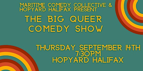 Maritime Comedy Collective Presents The Big Queer Comedy Show primary image