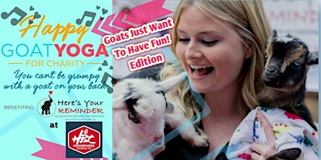 Happy Goat Yoga: Goats Just Wanna Have Fun at Hemisphere Brewing primary image