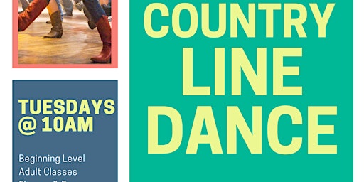 Imagem principal de Beginning Country Line Dance Classes for Adults!