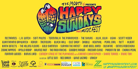 Image principale de Happy Sundays FREE Music and Comedy Fest