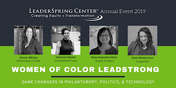 Women of Color Game Changers in Philanthropy, Politics, and Technology