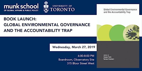 Book Launch: Global Environmental Governance and the Accountability Trap