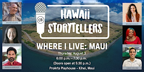 Hawaii Storytellers: Where I Live - Maui primary image