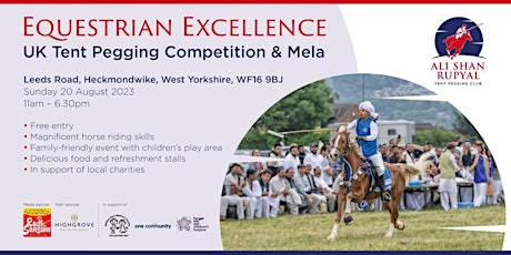 UK Tent Pegging Competition & Mela primary image
