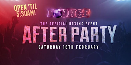 The Official Boxing After Party primary image