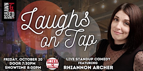 Imagem principal do evento Laughs on Tap - Comedy Night OCT 20