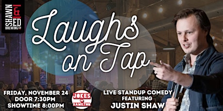 Laughs on Tap - Comedy Night NOV 24 primary image