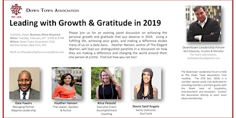 Leading with Growth and Gratitude in 2019 primary image