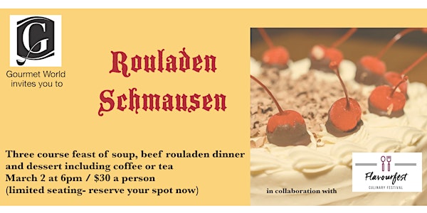 Rouladen Schmausen - A Gourmet World Feast