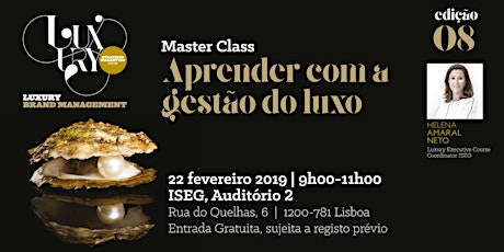 Imagem principal de MasterClass | Aprender com a Gestão do Luxo