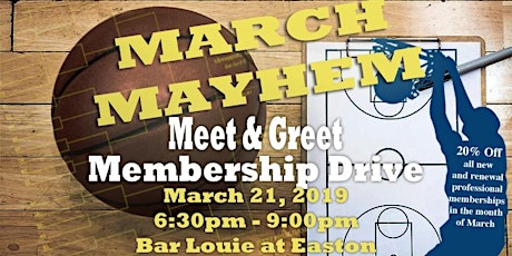 March Mayhem Meet & Greet and Membership Drive primary image
