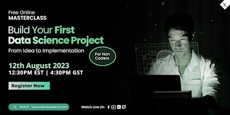 Imagem principal do evento Build your first Data Science Project: From Idea to Implementation