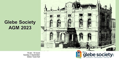 Hauptbild für 2023 Annual General Meeting of the Glebe Society