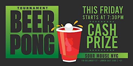Beer Pong Tournament and Party | Cash Prize!
