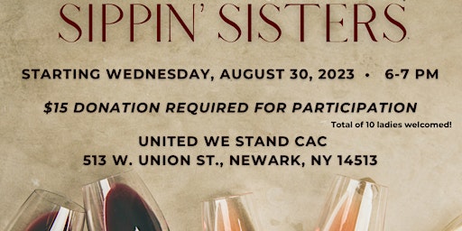 Imagem principal do evento Sippin’ Sisters - Fundraising Event