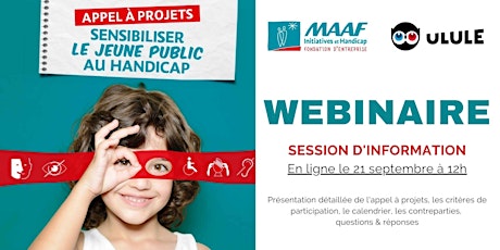 Webinaire - Appel à projets Fondation MAAF primary image
