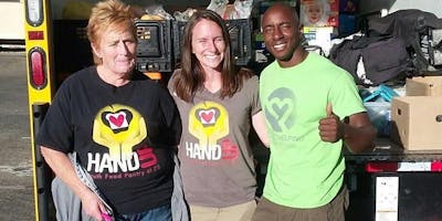 Distribute Food On Base to Military Families w/Project Helping