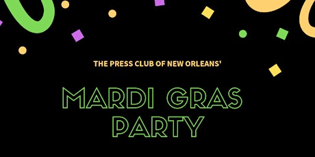 Press Club of New Orleans Mardi Gras Mixer primary image