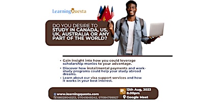 Study In Canada, USA, UK, Australia and anywhere else in the world. primary image