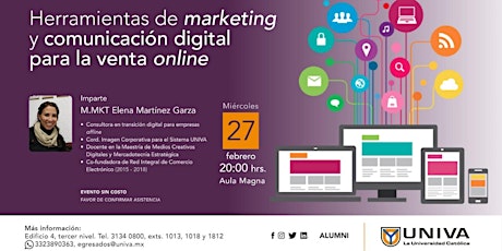 Imagen principal de Conferencia" Herramientas de Marketing y Comunicación Digital para Ventas Online"