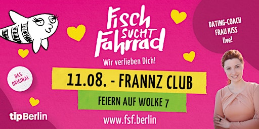 Fisch sucht Fahrrad Berlin | Single Party | 11.08.23 primary image