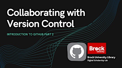 Imagem principal do evento Collaborating with Version Control on GitHub