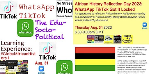African History Reflection Day 2023: WhatsApp TikTok Got It Locked + ECCMZM  primärbild