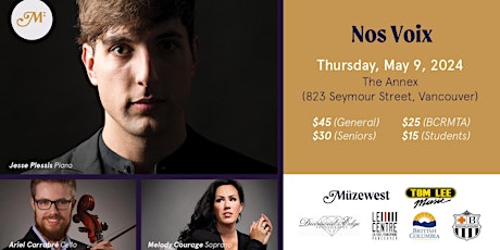 Muzewest Concerts presents Nos Voix