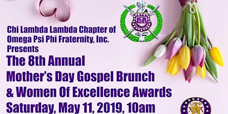 2019 Mother's Day Gospel Brunch and Women of Excellence Awards primary image