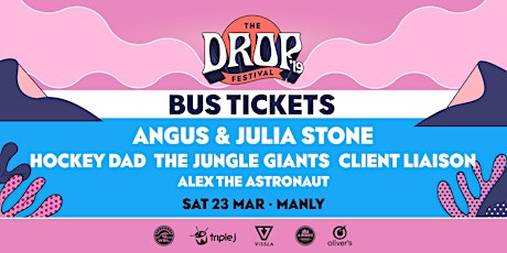 The Drop Festival 2019 | Manly - BUS TICKETS primary image