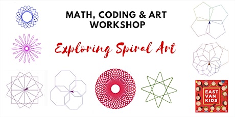 Gr 4 to 7: Math, Coding & Art Workshop -- Exploring Spiral Art primary image