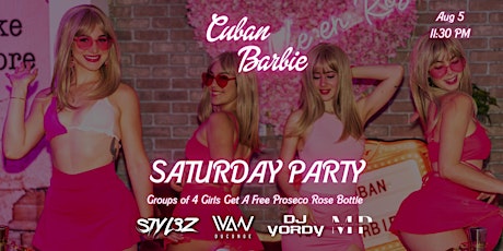 CUBAN BARBIES (SATURDAY PARTY) primary image