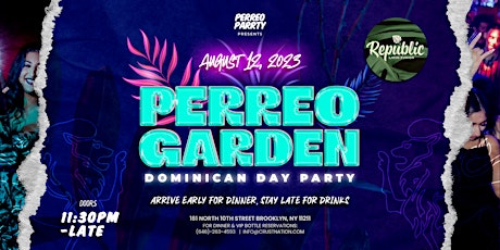 Perreo Garden: Latin & Reggaetón Dominican Day Party primary image