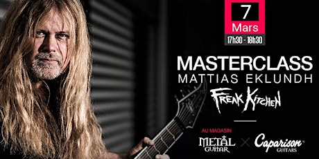 Image principale de Mattias Eklundh en masterclass @Metal Guitar