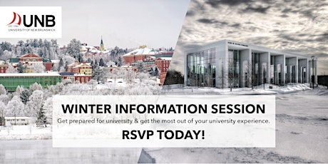 UNB's Winter Information Session in Fredericton primary image