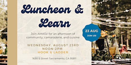 AMASV Luncheon and Learn primary image