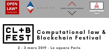 Image principale de Computational Law & Blockchain Festival - Paris 