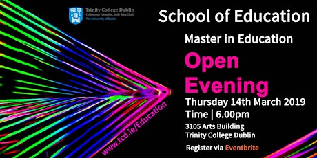 Master in Education Open Evening primary image