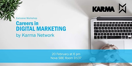 Imagem principal de Careers in Digital Marketing | by Karma Network