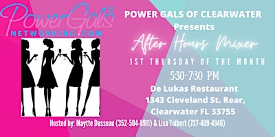 Imagem principal do evento Power Gals of Clearwater - After Hours Mixer