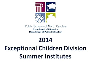 NC Deaf/Hard of Hearing Summer Institute primary image