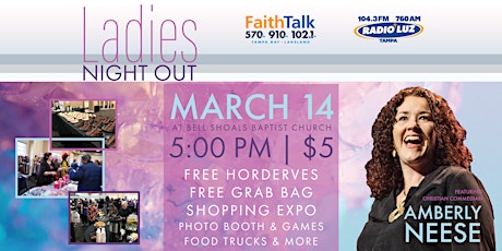 FaithTalk 570, 910 & 102.1 Ladies Night Out primary image