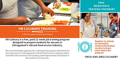 Image principale de YW Culinary Information Session (Cohort II)